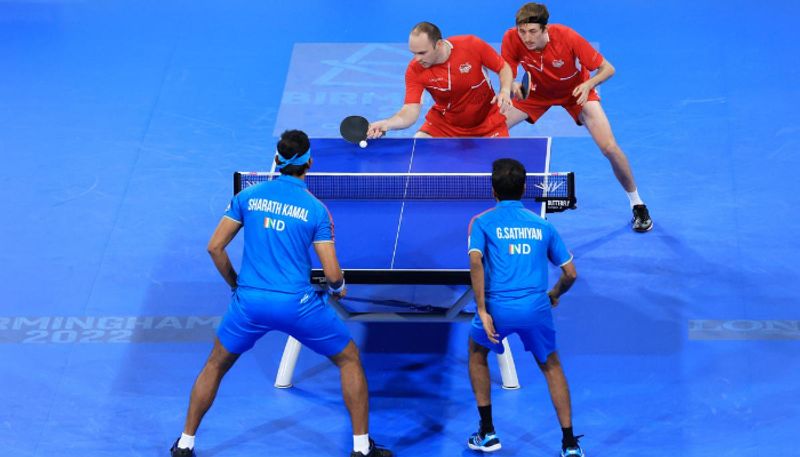 Sharath kamal and Sathiyan win silver in table tennis men's doubles, Akula Sreeja lost in Bronze medal Contest 