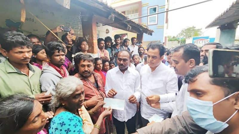 Minister Ashwath Narayan Visits Ramanagar Magadi Rain Affected Areas hls 