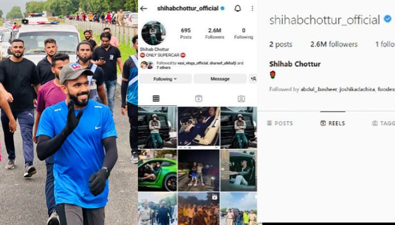 Hacked Instagram account of shihab chottur who started Hajj pilgrimage on foot recovered