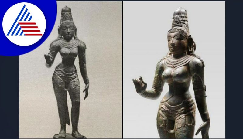 Hindu goddess parvati idol found in US, which stolen 50 years ago from TN temple akb