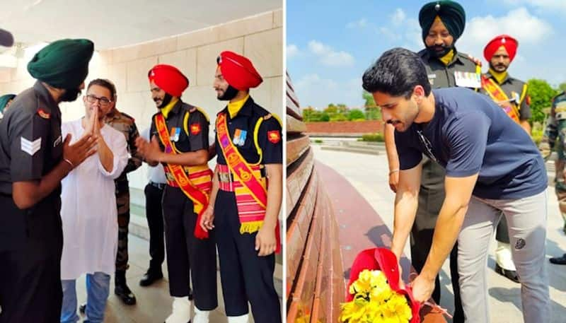 Laal Singh Chaddha: Aamir Khan, Naga Chaitanya visit National War Memorial in Delhi RBA