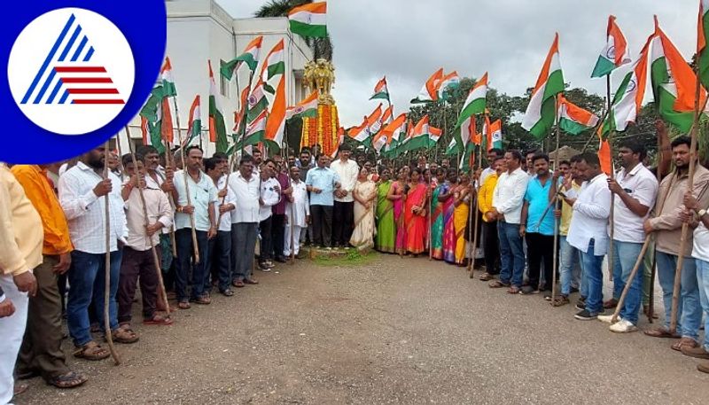 Big Tiranga Yatra by Davanagere BJP gow