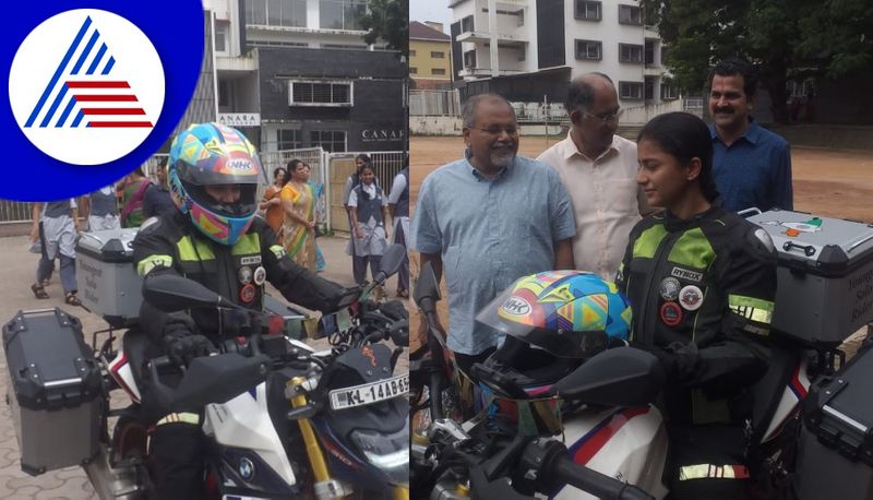 amrutha from kasaragod raided 23000 km in bike gvd