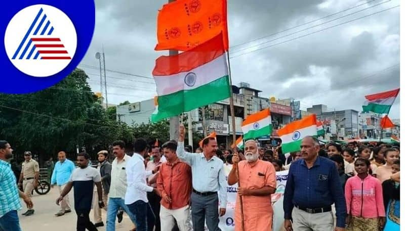 ABVP flag flying higher than national flag, complaint against education minister BC Nagesh gow