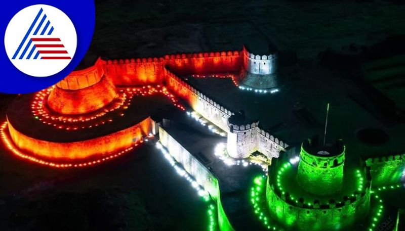 indian national flag tricolor in uttara kannada mirjan fort gow