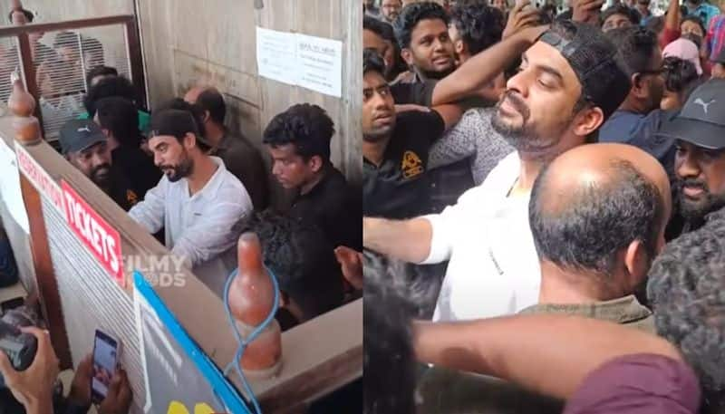 tovino thomas watched thallumaala with audience in ernakulam