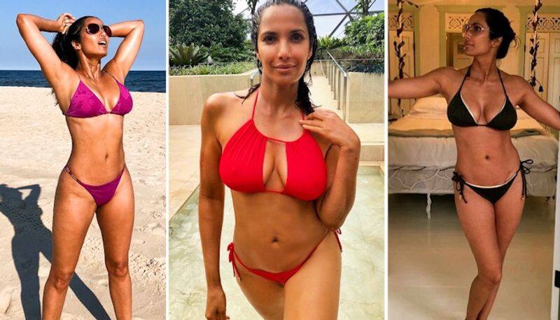 Sultry pictures:  10 times Salman Rushdie's 4th wife Padma Lakshmi sizzled in sexy bikinis snt