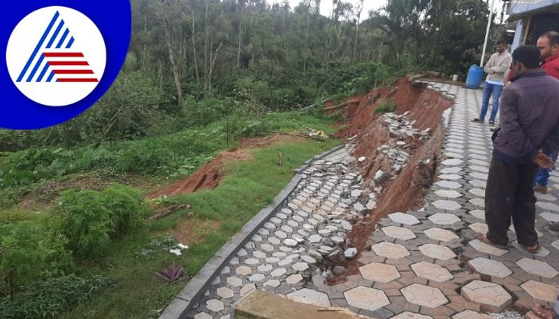 houses collapse due to heavy rain in chikkamagaluru gow