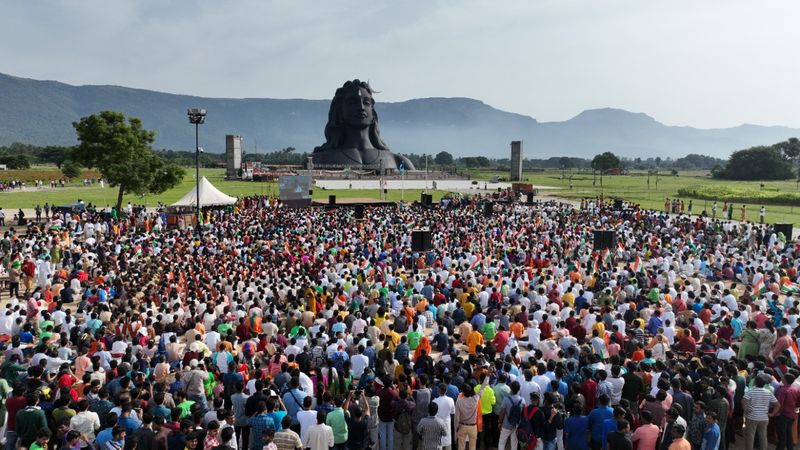 sadhguru proud about india for the development on 75th independence day