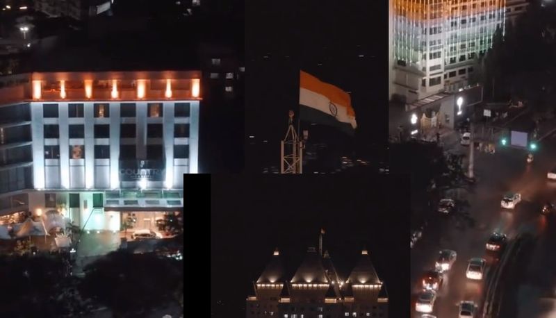 75th Independence day: decorated with threecolor Manipal city captured in drone akb