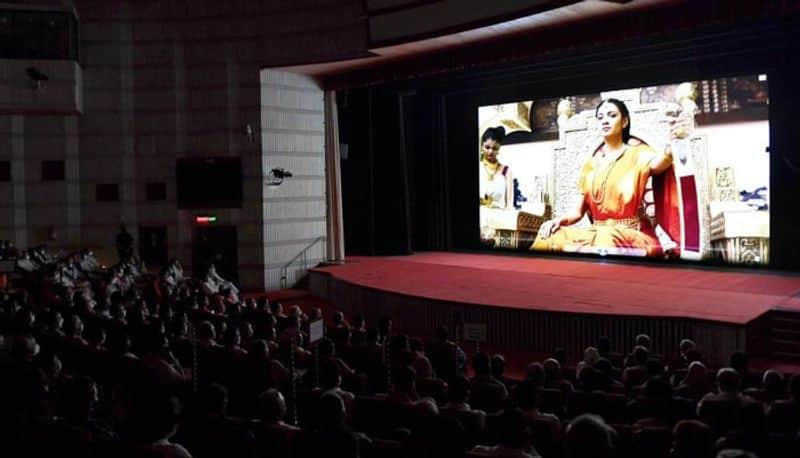 PM Narendra Modi attends special screening of Swaraj Bharat Ke Swatantrata Sangram Ki Samagra Gatha today