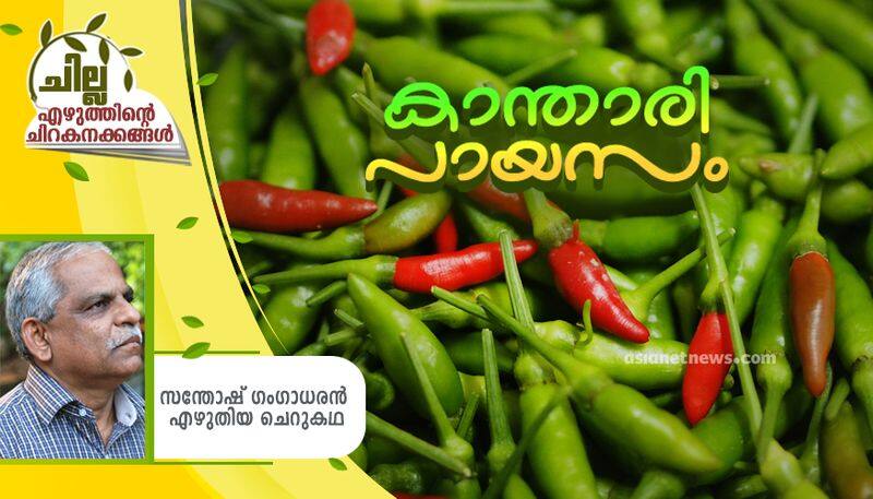 chilla malayalam short story by Santhosh gangadharan