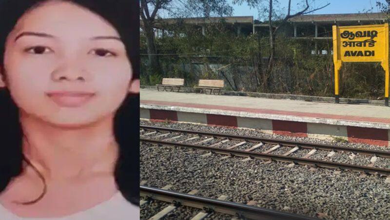 Chennai IIT girl student body recover avadi railway track