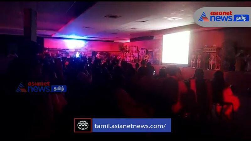  CA students watched Freedom fighters light and sound show in Kalaivanar Arangam