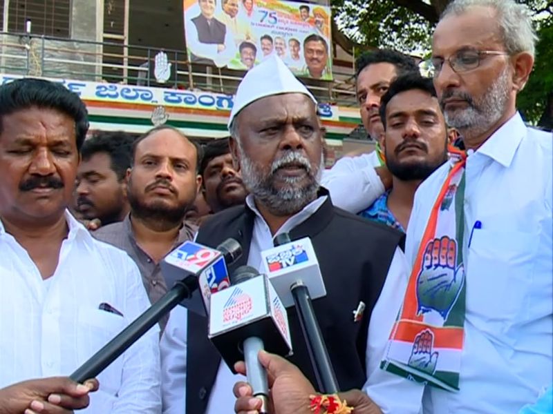 Congress Leader H Anjaneyya Hits Back at BJP MLA KG Boppai rbj