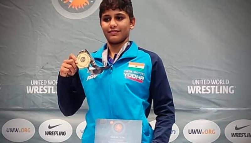 Antim Panghal scripts history becomes India first ever U 20 world wrestling champion kvn