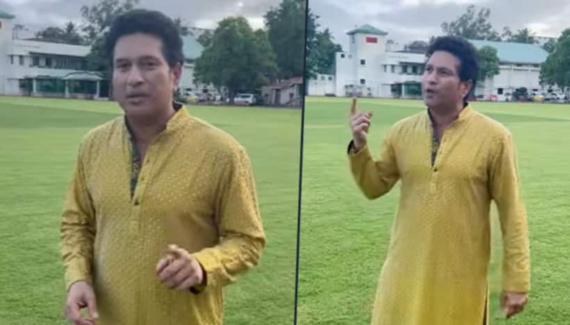 Sachin Tendulkar remembers his early days while visiting PYC Gymkhana in Pune; watch the video