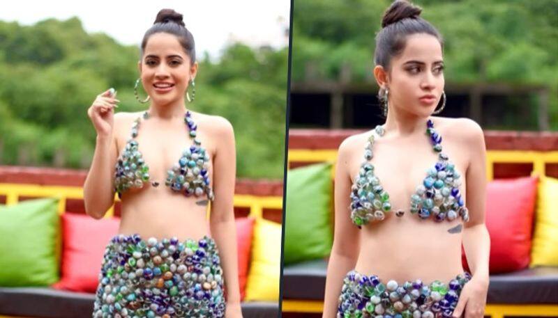 Hot pictures: Urfi Javed opts for a bralette, skirt made of stones; takes a dig at trolls drb