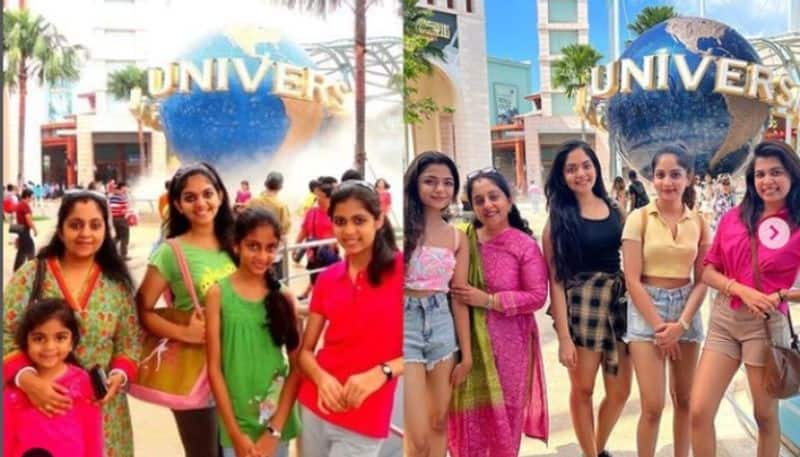 actress ahaana krishna and family celebrate vacation in Singapore