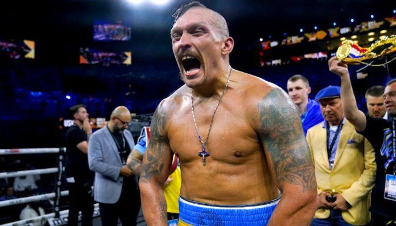 Ukrainian boxing hero Oleksandr Usyk slams 'weak' Vladimir Putin after win over Anthony Joshua snt