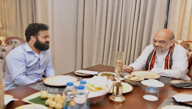 Jr NTR meeting with Amit Shah, BJP eyes on  Andhra settlers votes 