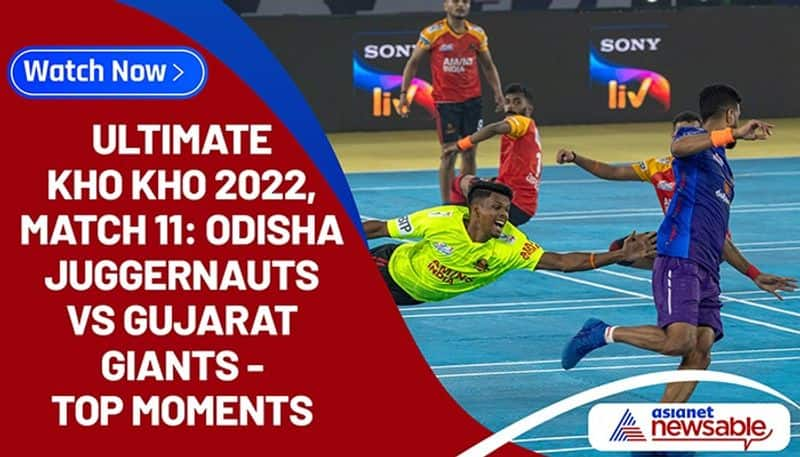 Ultimate Kho Kho, UKK 2022, Top moments: Odisha Juggernauts, Telugu Yoddhas pull off opposing wins against Gujarat Giants, Rajasthan Warriors-ayh