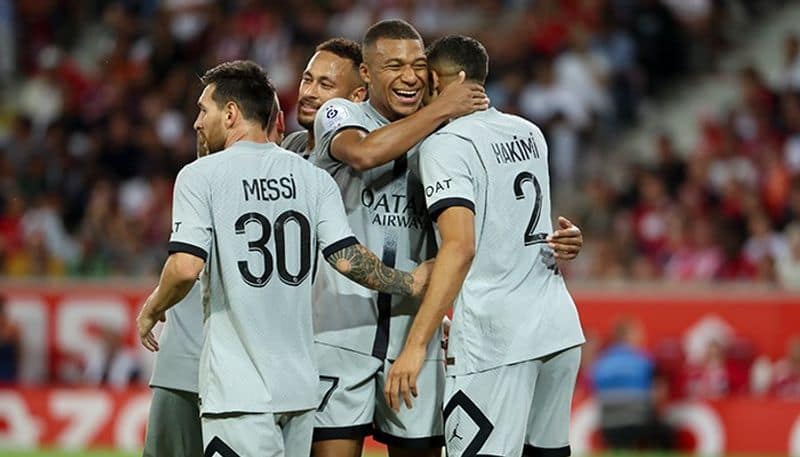 football ligue1 PSG destroy Lille 7-1: Hat-trick star Kylian Mbappe Neymar and Lionel Messi cherish night of silencing critics snt