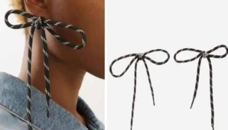 Shoelace earrings people criticizes 