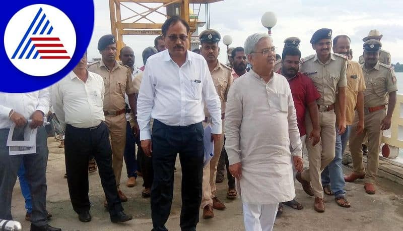 Minister Govinda Karajola visit to Kabini Reservoir gvd