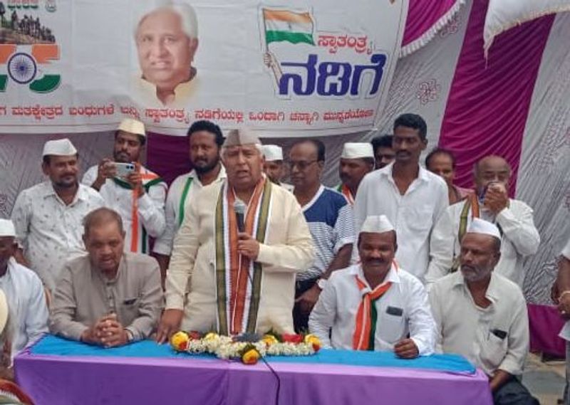 Congress Padayatra to instill patriotism in people say HK patil at gadag