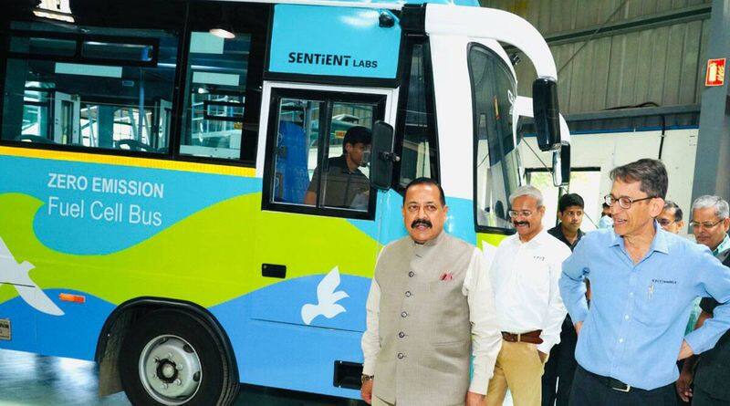 Indias first indigenous Hydrogen fuel cell bus unveiled in Pune