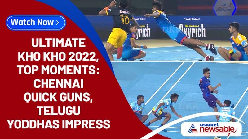 Ultimate Kho Kho, UKK 2022, Top Moments: Chennai Quick Guns, Telugu Yoddhas impress against Gujarat Giants, Mumbai Khiladis-ayh