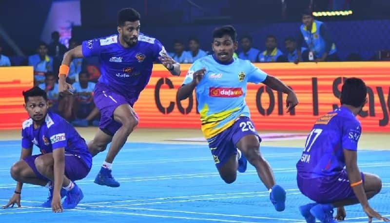 Ultimate Kho Kho Chennai Quick Guns clinch hat trick of wins Telugu Yoddhas claim top spot kvn