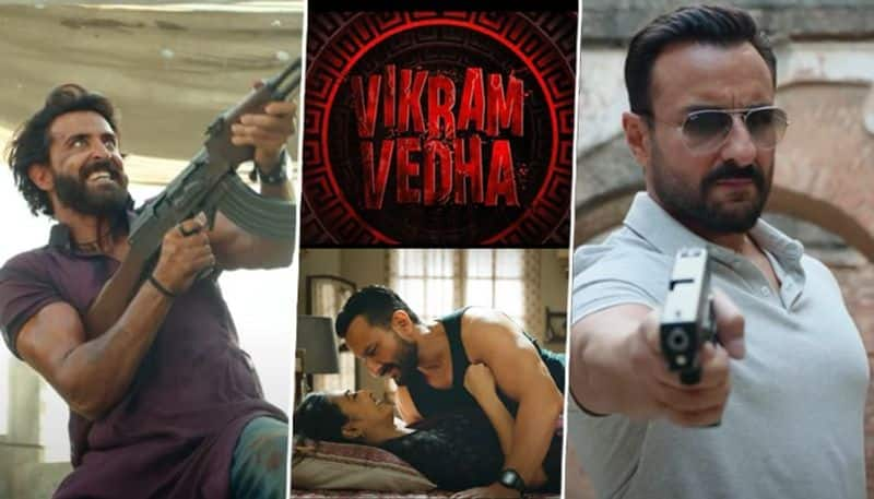 Vikram Vedha teaser review Hits and misses of Hrithik Roshan Saif Ali Khan starrer drb