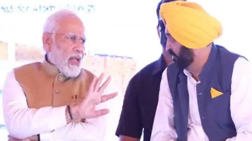 पंजाब पहुंचे प्रधानमंत्री ने किया कैंसर हॉस्पिटल का उद्घाटन, CM भगवंत मान के सामने लगे मोदी मोदी के नारे Video