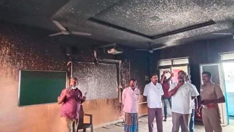 AC Explodes in Smart Classroom in Tamil Nadu Erode