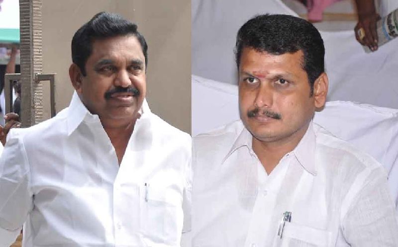 Minister Senthil Balaji who is going to drive a wedge to Stalin... edappadi palanisamy