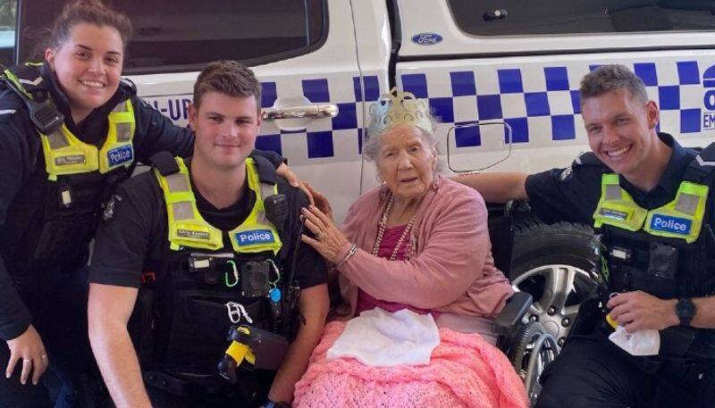 police arrested 100 year old woman as this was in her bucket list 