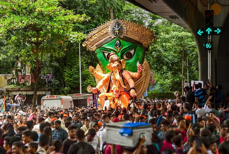 Do you know how grandly Vinayaka Chaviti festival is celebrated in Maharashtra?