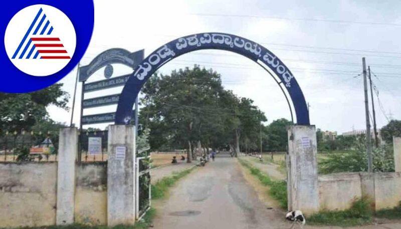 No basic facilities in Mandya  University snr