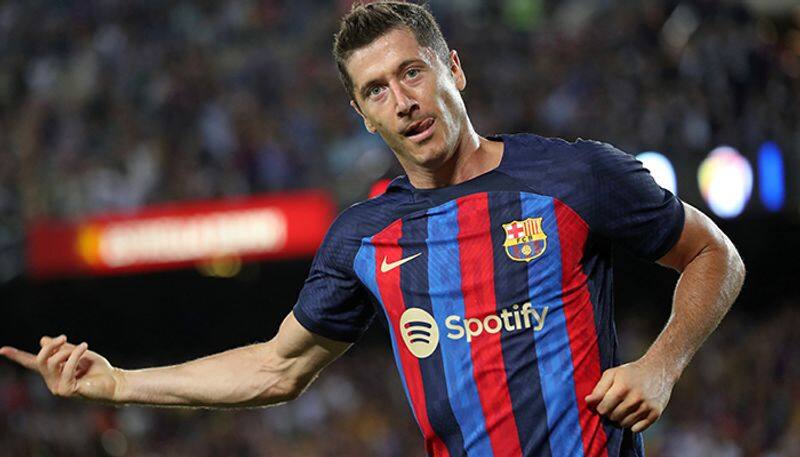 football laliga robert Lewandowski is a blessing for Barcelona, states coach Xavi hernandez after 4-0 win against Real Valladolid snt