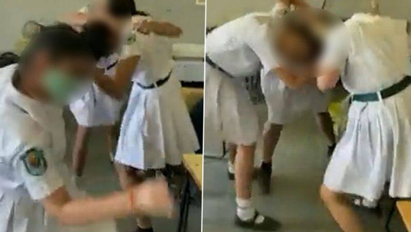 Kanpur school girls pulling each other hair video goes viral