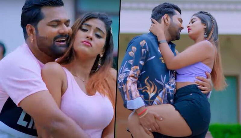 Bhojpuri viral song Samar Singh  Akanksha Dubey naughty video Kamar Kamani Ba is a must WATCH RBA