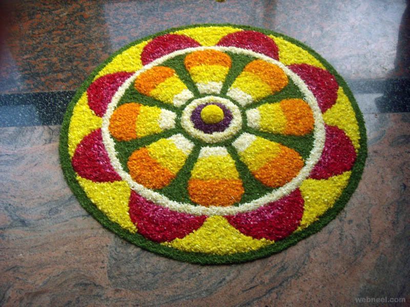 Onam 2023: How to make an easy Pookalam or floral rangoli design; Check here anr eai