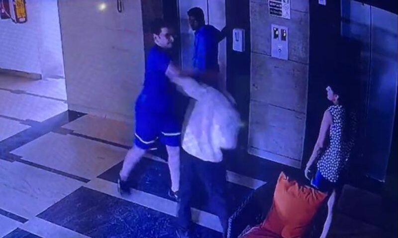 Gurugram shocker! Rescued from high-rise building's lift, man slaps and abuses rescuers