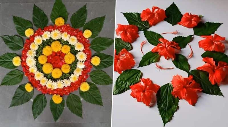 Onam 2023: How to make an easy Pookalam or floral rangoli design; Check here anr eai