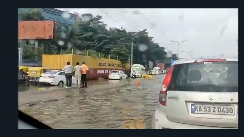 Bengaluru under flood; Weather man issued yellow alert