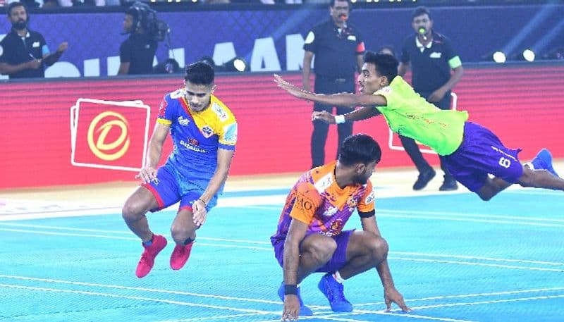 Ultimate Kho Kho Telugu Yoddhas romp to dominating win Gujarat Giants kvn