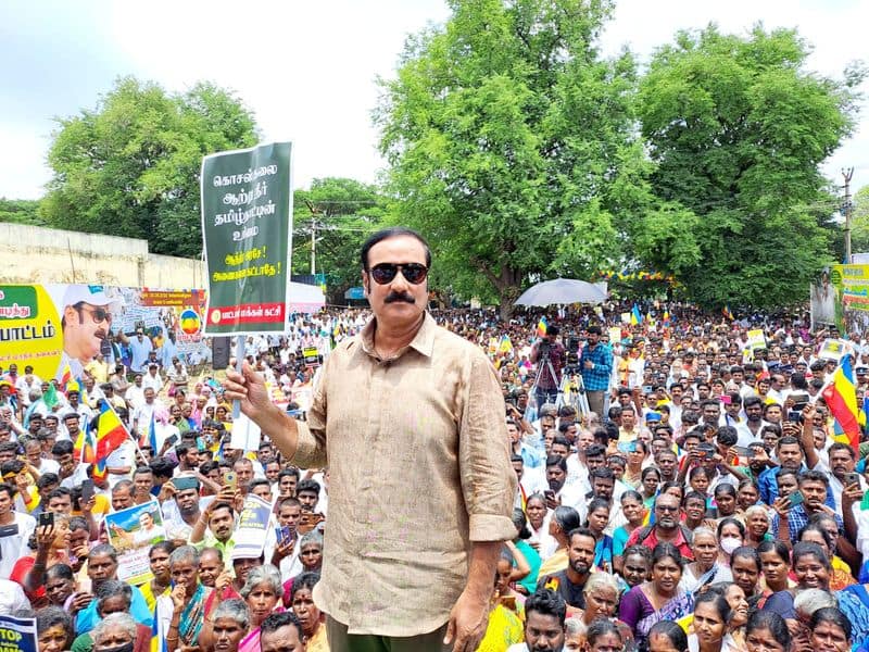 Anbumani has announced that he will besiege the NLC  which is acquiring agricultural lands and hold a protest tomorrow