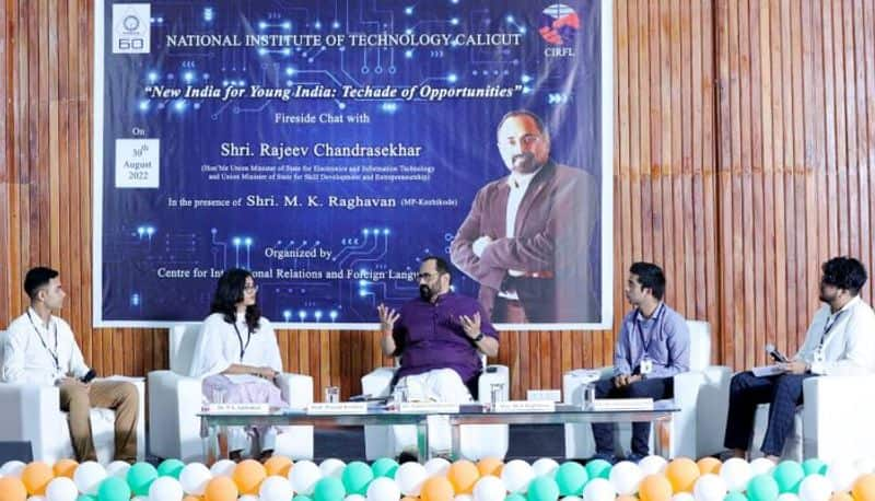 Opportunities abundant for young Indians today: MoS Rajeev Chandrasekhar tells NIT Calicut students